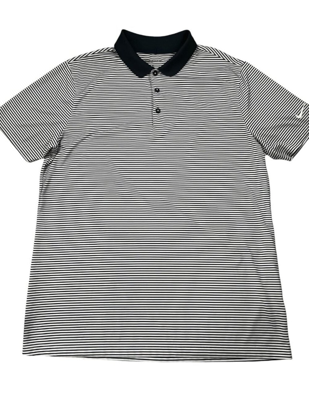 Nike Golf Dri Fit Stripe Golf Polo Shirt Men's size L